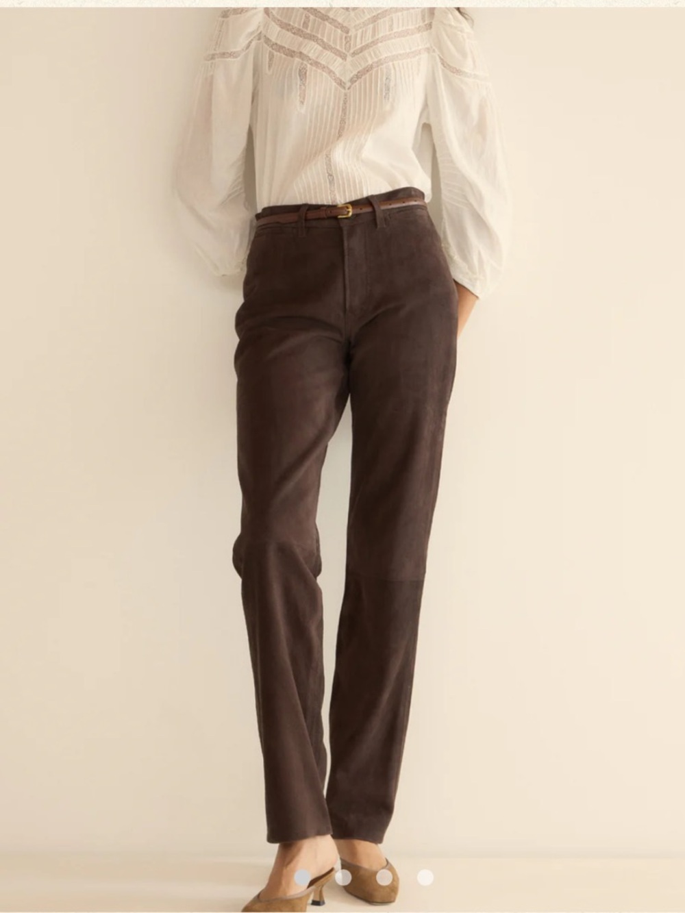 NWT | DOEN Heirloom| Chavelier GOAT Suede  Suede Pants